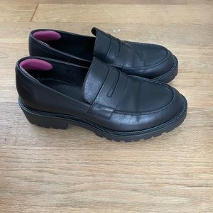 Black Leather Vagabond Shoemakers “Alex W” Loafer